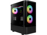 Описание и цена на Компютърна кутия Middle Tower Gamdias TALOS E3 CG 3x 120mm A-RGB Curved Glass ATX