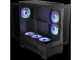 Gamdias AURA GC12 ARGB BK 6x 120mm A-RGB USB-C TG Middle Tower ATX снимка №4 Gamdias AURA GC12 ARGB BK 6x 120mm A-RGB USB-C TG Middle Tower ATX снимка №4