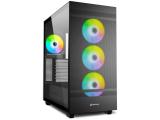 Описание и цена на Компютърна кутия Middle Tower Sharkoon Rebel C50 RGB Black ATX