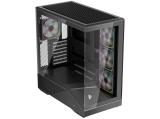 1stPlayer GM7 Black - 4 x 120 mm A-RGB fans included USB-C Middle Tower ATX снимка №2 1stPlayer GM7 Black - 4 x 120 mm A-RGB fans included USB-C Middle Tower ATX снимка №2