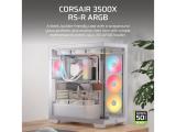 Corsair 3500X RSR ARGB (Tempered Glass) White Middle Tower E-ATX снимка №3