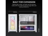 Corsair FRAME 4000D LCD RS ARGB White CC-9011327-WW Middle Tower E-ATX снимка №6 Corsair FRAME 4000D LCD RS ARGB White CC-9011327-WW Middle Tower E-ATX снимка №6