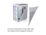 Thermaltake Divider 500 TG ARGB Snow White Middle Tower ATX снимка №3 Thermaltake Divider 500 TG ARGB Snow White Middle Tower ATX снимка №3