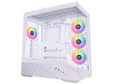 Описание и цена на Компютърна кутия Middle Tower Lian-Li Vector V100 A-RGB TG White Micro ATX