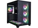 Описание и цена на Компютърна кутия Middle Tower 1stPlayer MEGAVIEW MV8 Black 7x 120mm A-RGB ATX
