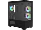 Описание и цена на Компютърна кутия Middle Tower Zalman Chronix BLACK V2 3x 120mm A-RGB USB-C TG ATX