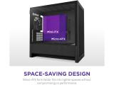 NZXT H3 FLOW Black Mesh CC-H31FB-01 Middle Tower Micro ATX снимка №3 NZXT H3 FLOW Black Mesh CC-H31FB-01 Middle Tower Micro ATX снимка №3