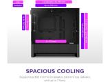 NZXT H3 FLOW Black Mesh CC-H31FB-01 Middle Tower Micro ATX снимка №5 NZXT H3 FLOW Black Mesh CC-H31FB-01 Middle Tower Micro ATX снимка №5