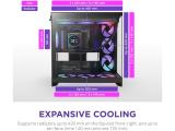 NZXT H9 FLOW RGB Black CM-H92FB-R1 Middle Tower E-ATX снимка №4 NZXT H9 FLOW RGB Black CM-H92FB-R1 Middle Tower E-ATX снимка №4
