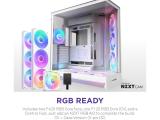 NZXT H9 FLOW RGB+ All White CM-H92FW-P1 Middle Tower E-ATX снимка №3
