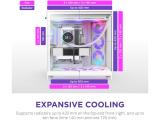 NZXT H9 FLOW RGB+ All White CM-H92FW-P1 Middle Tower E-ATX снимка №4