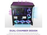 NZXT H9 FLOW RGB+ All Black CM-H92FB-P1 Middle Tower E-ATX снимка №6 NZXT H9 FLOW RGB+ All Black CM-H92FB-P1 Middle Tower E-ATX снимка №6