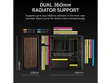 Corsair FRAME 4000D RS Wood Mid-Tower Black/Walnut Middle Tower E-ATX снимка №6