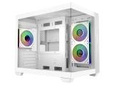 Описание и цена на Компютърна кутия Middle Tower Cooler Master Elite 481 Wood White Micro ATX