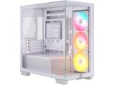 Описание и цена на Компютърна кутия Middle Tower Corsair 2800X RS-R ARGB Panoramic Glass White CC-9011348-WW Micro ATX