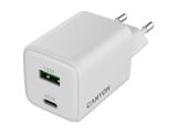 Canyon charger CU45AC GaN 45W 1xPD 1xQC EU White снимка №2