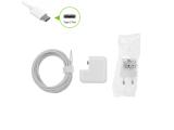 Описание и цена на зарядни устройства Apple Зарядно за лаптоп (Laptop AC Adapter) Apple Macbook 20V 1.5A / 15V 2A / 9V 3A / 5V 3A 30W TYPE-C Заместител / Replacement Високо Качество A+