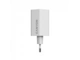 Canyon charger HEXAGON 65 GaN 65W 2xPD 1xQC EU White снимка №2 Canyon charger HEXAGON 65 GaN 65W 2xPD 1xQC EU White снимка №2