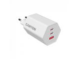 Canyon charger HEXAGON 65 GaN 65W 2xPD 1xQC EU White снимка №3 Canyon charger HEXAGON 65 GaN 65W 2xPD 1xQC EU White снимка №3