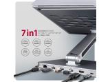 Axagon HMC-STND USB-C 5Gbps ALUMINUM STAND & HUB 7in1 снимка №2