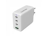 Canyon charger CU100ACC GaN 100W 3xPD 1xQC EU White снимка №2 Canyon charger CU100ACC GaN 100W 3xPD 1xQC EU White снимка №2