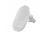 Описание и цена на зарядни устройства Canyon Wireless Car Charger OnGrip 105 15W Qi2 Wireless White
