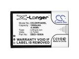 Cameron Sino Батерия за мобилен телефон DORO 6821, 6881, 1370, 6060 380147 LiIon 3,7V 1200mAh снимка №3
