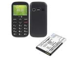 Cameron Sino Батерия за мобилен телефон DORO 1350, 1361, 6520, 6530, Primo 805 DBP-800B LiIon 3,7V 900mAh снимка №2