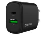 Canyon charger OnCharge 250 25W 1xPD 1xQC EU Black снимка №3