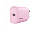 Описание и цена на зарядни устройства Canyon charger OnCharge 30CL Max Power 30W 1xPD EU Pink