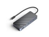 Описание и цена на аксесоари Orico Portable Docking station M.2 SATA/NVMe - HDMI, USB3.2-A x 1, USB-C (10Gbps) x 1,USB-C (PD100W), USB2.0-A x 2, LAN