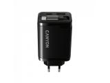 Canyon charger OnCharge 65RC Build-In Cable USB-C 65W 1xPD 1xQC EU Black снимка №4 Canyon charger OnCharge 65RC Build-In Cable USB-C 65W 1xPD 1xQC EU Black снимка №4
