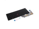 Lenovo Клавиатура за лаптоп Lenovo ThinkPad T14s Gen 3 21BR 21BS 21CQ 21CR Черна Без Рамка с Малък Ентър, с Подсветка снимка №2 Lenovo Клавиатура за лаптоп Lenovo ThinkPad T14s Gen 3 21BR 21BS 21CQ 21CR Черна Без Рамка с Малък Ентър, с Подсветка снимка №2