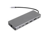 аксесоари: VCom Docking Station USB-C 13-in-1 - CU4706 - HDMI x 2, DP, USB3.0 x 3, USB-C, USB2.0, RJ45, SD/TF, PD100W, Audio, L-Shape USB-C аксесоари: VCom Docking Station USB-C 13-in-1 - CU4706 - HDMI x 2, DP, USB3.0 x 3, USB-C, USB2.0, RJ45, SD/TF, PD100W, Audio, L-Shape USB-C