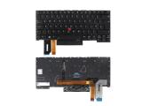 Описание и цена на резервни части Lenovo Клавиатура за лаптоп Lenovo ThinkPad T490S T495S Черна Без Рамка (Голям Ентър) с Подсветка UK