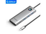Описание и цена на аксесоари Orico Docking Station Type-C - PW11-9P-GY-EP - HDMI x 1, VGA x 1, USB3.0 x 3, USB-C PD100W x 1, LAN x 1 (1Gbps), SD/TF