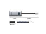 Orico Docking Station Type-C - PW11-6P-GY-EP - HDMI x 1, USB-C x 1, USB3.0 x 3, USB-C PD100W x 1 снимка №3 Orico Docking Station Type-C - PW11-6P-GY-EP - HDMI x 1, USB-C x 1, USB3.0 x 3, USB-C PD100W x 1 снимка №3