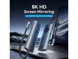 Vention Docking Station Type-C - 8K, LED Display - HDMI, USB 3.0 x 2, USB-C 3.2 Gen 1, PD100W, LAN (1Gbps) TQZHB снимка №2 Vention Docking Station Type-C - 8K, LED Display - HDMI, USB 3.0 x 2, USB-C 3.2 Gen 1, PD100W, LAN (1Gbps) TQZHB снимка №2