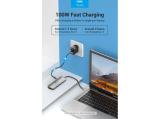 Vention Docking Station Type-C - TOLHB - HDMI x 1, USB3.0 x 3, USB-C PD100W x 1, LAN x 1 (1Gbps), SD/TF, Audio снимка №5
