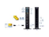 DeLock USB Type-C Triple Display Docking Station with DisplayLink 4K / USB Hub / LAN / SD / Audio / PD 96 W, 88051 снимка №6 DeLock USB Type-C Triple Display Docking Station with DisplayLink 4K / USB Hub / LAN / SD / Audio / PD 96 W, 88051 снимка №6