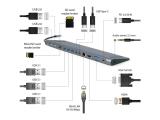 Gembird USB Type-C 9-in-1 Combo Adapter, space grey, A-CM-COMBO9-01 снимка №4 Gembird USB Type-C 9-in-1 Combo Adapter, space grey, A-CM-COMBO9-01 снимка №4