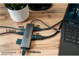 Good Connections USB-C hub (10-port) anthracite, HUB-C001A снимка №5 Good Connections USB-C hub (10-port) anthracite, HUB-C001A снимка №5