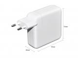 Makki Adapter Apple - 61W TYPE-C With USB-C Cable снимка №3 Makki Adapter Apple - 61W TYPE-C With USB-C Cable снимка №3