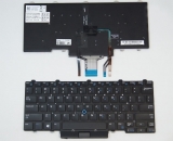 Описание и цена на резервни части Dell Клавиатура за лаптоп Dell E5450 E7250 E7450 Черна Без Рамка (Малък Ентър) с Подсветка / Black Without Frame US With Backlit, With Point Stick