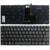 резервни части: Lenovo Клавиатура за лаптоп Lenovo IdeaPad 320-13 320S-13IKB Сива Без Рамка (Малък Ентър) с Подсветка / Gray Without Frame US With Backlit