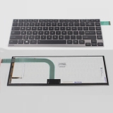 Описание и цена на резервни части Toshiba Клавиатура за лаптоп Toshiba U900W U900W W35DT W35D Черна със Сива Рамка с Подсветка/ Gray Frame Black