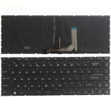 Описание и цена на резервни части MSI Клавиатура за лаптоп MSI GS65 GS65 Stealth GS65VR MS-16Q2 Черна Без Рамка (Малък Ентър) с Подсветка / Black Without Frame US With Backlit