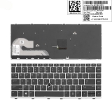 Описание и цена на резервни части Hewlett Packard Клавиатура за лаптоп HP EliteBook 840 G5 Сребриста с Черна Рамка с Пойнтинг Стик / Silver Frame Black With Pointing Stick