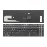 Описание и цена на резервни части Hewlett Packard Клавиатура за лаптоп HP EliteBook 755 G5 850 G5 ZBook 15u G5 Черна със Сива Рамка с Пойтинг стик / Gray Frame Black With Pointing Stick