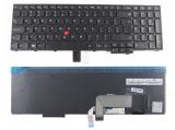 резервни части: Lenovo Клавиатура за лаптоп Lenovo ThinkPad E531 E540 T540 T540p T560 W540 Черна с Черна Рамка (Black Frame Black) - 6 Винтчета / 6 Screws - с Кирилица